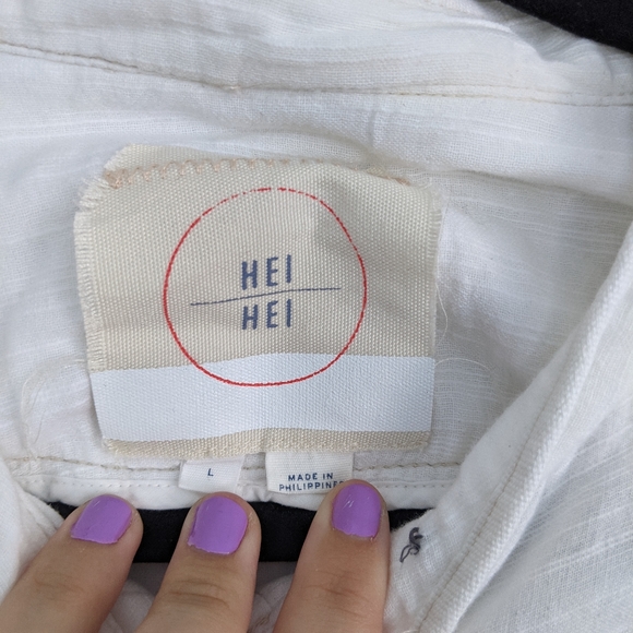 Anthro Hei Hei White Jacket - Picture 9 of 11